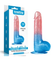 20 CM  Vajinal Kullanım Yumuşak Dokulu Jel Penis - Dazzle Studs