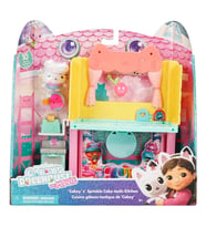 Gabby’s Dollhouse Hayal Evi Mini Oyun Seti - MerCat veya Cakey Karakterli Oda Setleri