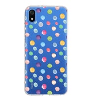 PrintiFy Xiaomi Redmi 7A ile Uyumlu 1mm Slim Fit Water Color 6 Baskılı Şeffaf  Kılıf