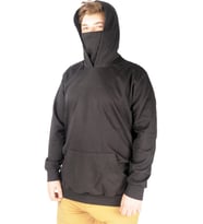 Mode XL Büyük Beden Erkek Sweatshirt Arm Mask 21505 Siyah