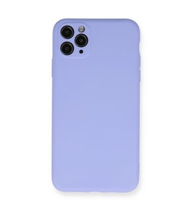Apple İphone 11 Pro Max Kılıf Nano İçi Kadife Silikon - Lila