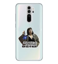 Xiaomi Redmi Note 8 PRO Uyumlu Kem Göz ve Nazar Tasarımlı Şeffaf Telefon Kılıfı