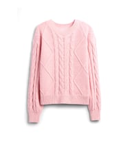 Gap V-Cable Çocuk Kazak (Pembe)