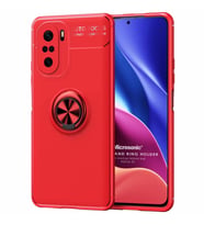 Microsonic Xiaomi Mi 11i Kılıf Kickstand Ring Holder Kırmızı