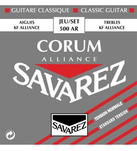 Gewa 656077 Savarez Alliance Corum 500AR Klasik Gitar Teli  Esnek Corum Bas Telleri ile Rahat Çalım ve Parlak Karbon Tiz Sesler