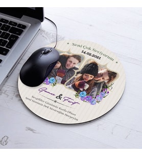 Kişiye Özel Sevgililer Günümüz Kutlu Olsun Mousepad