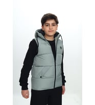 14093 Toontoy Erkek Çocuk Göğsü Armalı Şişme Yelek  14093 (Yeşil)