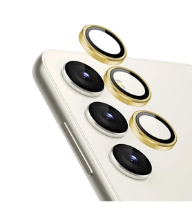 Microsonic Samsung Galaxy S24 FE Tekli Kamera Lens Koruma Camı Gold (Gold)