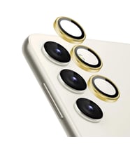 Microsonic Samsung Galaxy S24 FE Tekli Kamera Lens Koruma Camı Gold (Gold)