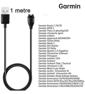 Lexroo Garmin ile Uyumlu USB Şarj Kablosu