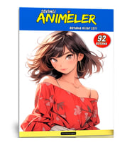 Sevimli Animeler Boyama Kitap Seti (92 Süper BOYAMA)
