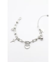 Charm Tfn Zincir Bileklik - Gümüş