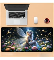 70X30 CM PERİ KIZI TEMALI KAYDIRMAZ TABAN SPEED YÜZEY OYUNCU MOUSE PAD GAMİNG
