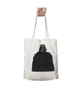 Star Wars Darth Vader Mont iki Tarafı Kalıcı Baskılı Yıkanabilir Okul Plaj Omuz Bez Çantası