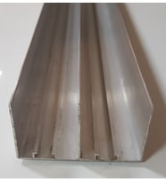 ALÜMİNYUM PROFİL SÜRME KAPAK RAYI FRENLİ ÜST RAY 250CM