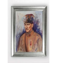 Gümüş Çerçeveli Atatürk Tablo a770