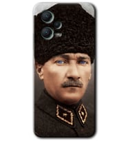 Redmi Note 12 5G Kılıf HD Desen Baskılı Kılıf - Başkomutan Atatürk