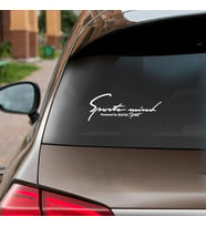 Sports Mind BMW Sports Sticker siyah 21x10 CM (Siyah-Siyah)