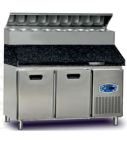 Dampak Pizza Hazırlık Buzdolabı Yüksek Model Tek Kapılı196 litre 100 x 70 x 133 (cm)
