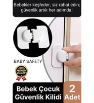 Özel Üretim Çekmece Buzdolabı Dolap Pencere Sabitleyici Bebek Çocuk Koruyucu Güvenlik Kilidi 2 Adet