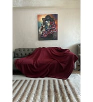 Sofline Kadife Şönil Koltuk Örtüsü, Kaymaz Kanepe Örtüsü, Koltuk Şalı (180 x 220cm)