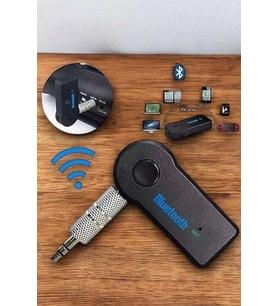 Tüm Araçlara Uyumlu Aux Car Bluetooth Kablosuz Araç Bağlantı Kiti