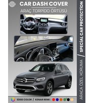 MERCEDES GLC (2015-2020) Torpido Örtüsü Panel Koruma Torpido Koruma Tam Uyum Çatlamayı Önler Kaymaz