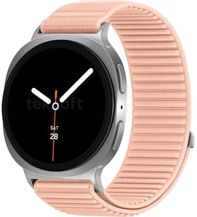 Samsung Galaxy Watch 9/8 (40mm/44mm) ve Watch 8 Classic (46mm) ile Uyumlu Hafif ve Yumuşak Kumaşlı Hasır Naylon Kordon