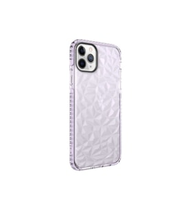 Apple iPhone 11 Pro Max Uyumlu Kılıf Zore Buzz Kapak (Mor)