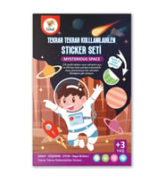 LİNO TEKRAR TEKRAR KULLANILABİLEN STICKER SETİ SPACE