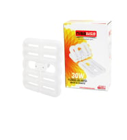 NİSALUCE EAMP-096/B 30W - E27FLOWER KATLANIR- 4B ŞEKİL16X21CMBEYAZ LED LAMBA AMPUL 2700LÜMEN- 6500K