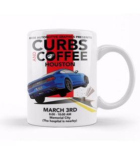 Ford Mustang Curbs And Kupa Bardak Porselen