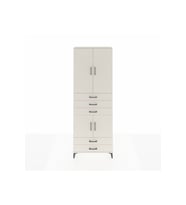 Arges Dolap 4 Raflı 5 Çekmeceli 4 Kapaklı 88x30x243 Aytaşı-Aytaşı