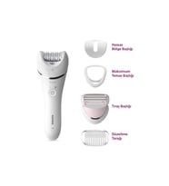 Philips BRE710/05 Epilatör (Yüz+Koltuk altı+Bikini Bölgesi+Bacak)Islak Ve Kuru,Işıklı,Kablosuz