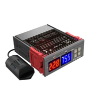 Stc-3028 Isı Ve Nem Ölçer Termostat Çift Ekran 220V