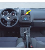 VW Polo Classic 2000-02 Kırmızı Üçgen Dörtlü Flaşör Düğmesi 6N0953235A