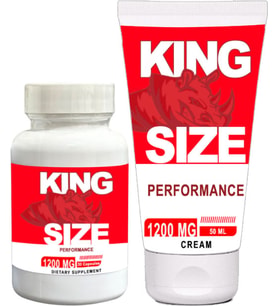 King Size Erkeklere Özel *King Kong Hissi* 1200Mg 30 Lu Kaps + 1200Mg 50 Ml