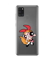 Samsung Galaxy A21S Uyumlu Blossom Tasarımlı Şeffaf Telefon Kılıfı