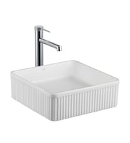 E-W1003MB Tezgah Üstü Lavabo Mat Beyaz
