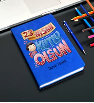 23 Nisan Tasarımlı Kişiye Özel Defter Ve Kalem Seti