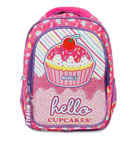 Muggle Okul Çantası Cup Cake Pembe Mu-7051