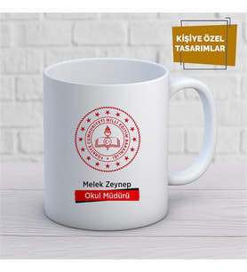 Kişiye Özel İsim Yazılabilir Okul Müdürü Kupa Bardak
