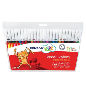 Pensan Kidz Keçeli Boya Kalemi 24 Renk 