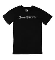 Game Of Thrones Logolu Siyah Tişört