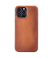 Apple iPhone 13 Pro Max Uyumlu Deri Arka Kapak ROCK RST2EF Taba