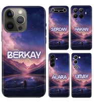 Reeder S19 S71 S23 Max Pro S Edge Zoom Kılıf YeniSeri Kişiye Özel İsim Yazılı Silikon Kapak Mars Life