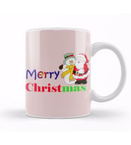 Yılbaşı Yeni Yıl Konseptli Merry Christmas Noel Baba 01 Kupa Bardak Porselen