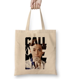 Exo Suho Call Me Baby Typography Bez Çanta Uzun Saplı