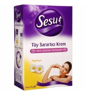 Sesu Tüy Sarartıcı  Krem  35 g + 18 g