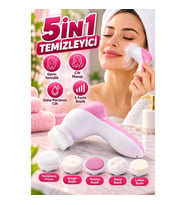 5 İn 1 Temizleyici Yüz Masaj Aleti Cilt Bakım ve Yüz Temizleme Seti